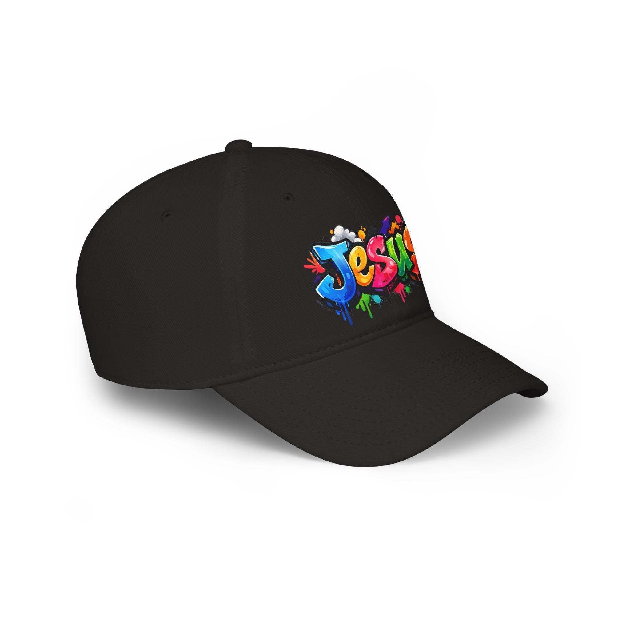 Graffiti Jesus Colorful Christian Hat Low Profile Baseball Cap