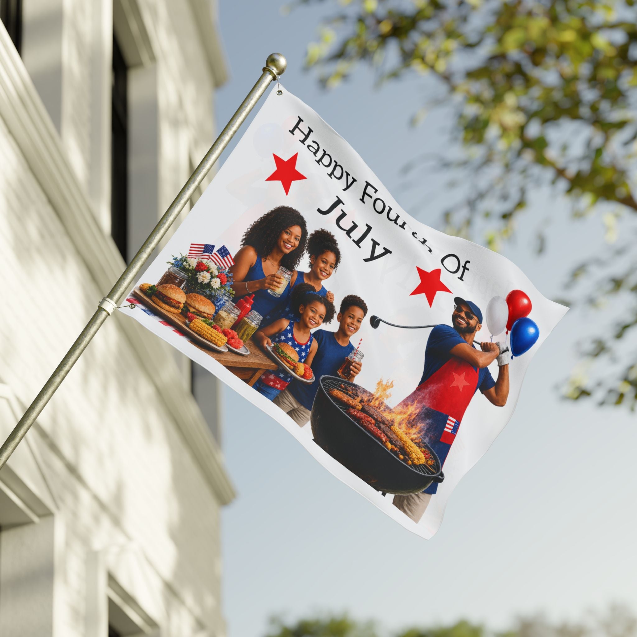 Double Sided Flag, Reversible Outdoor Yard Banner | Double-Sided Flag