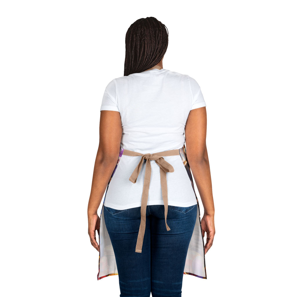 Salon Girl Illustration Apron | Hairdresser Salon Art Apron
