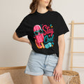 Stay Cool Popsicle graphic T-shirt | Popsicle with sunglasses summer design