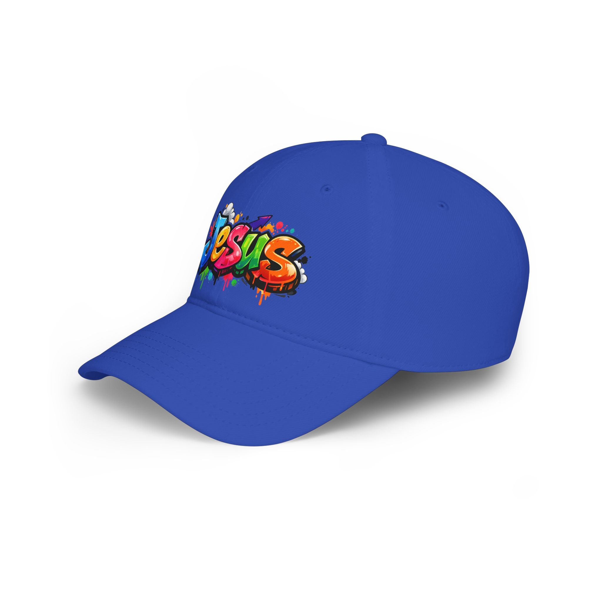 Graffiti Jesus Colorful Christian Hat Low Profile Baseball Cap