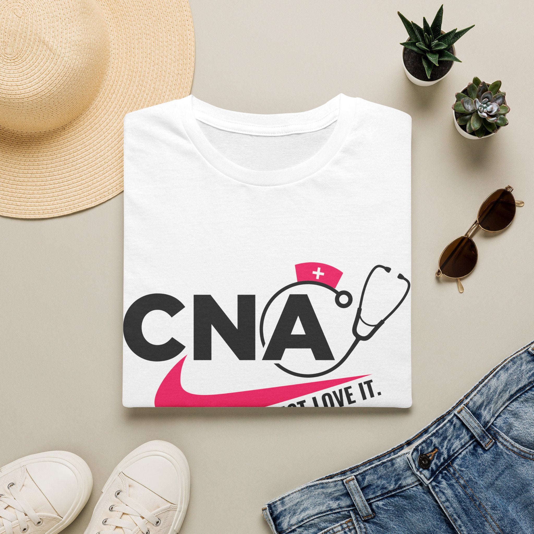 CNA Stethoscope Logo T-Shirt | Nursing Aide Medical Tee