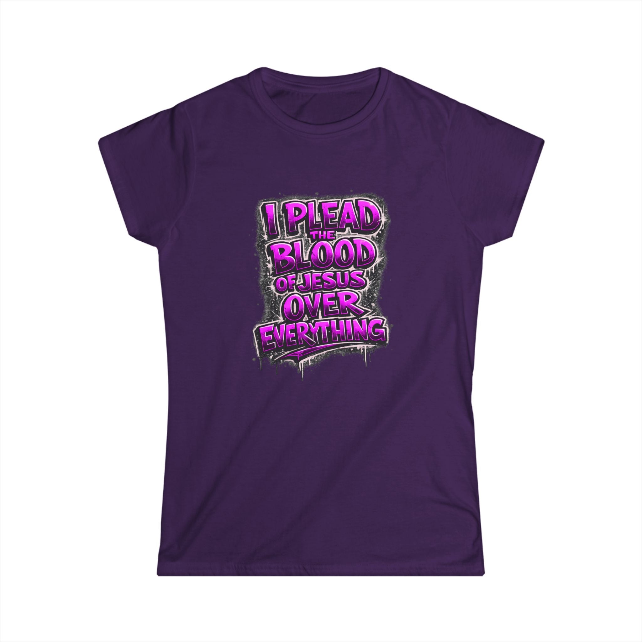 I Plead the Blood of Jesus graffiti tee | Christian faith shirt
