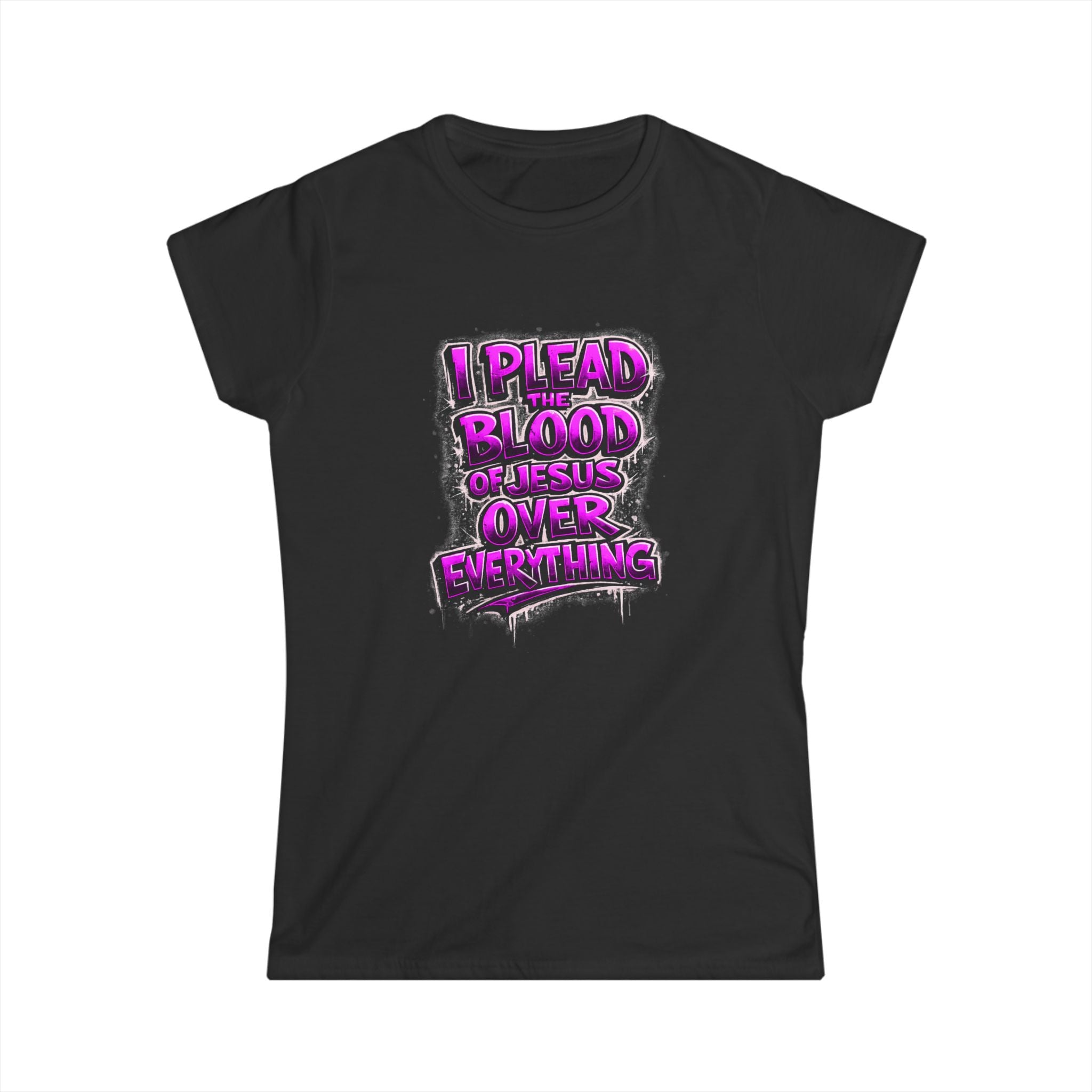 I Plead the Blood of Jesus graffiti tee | Christian faith shirt