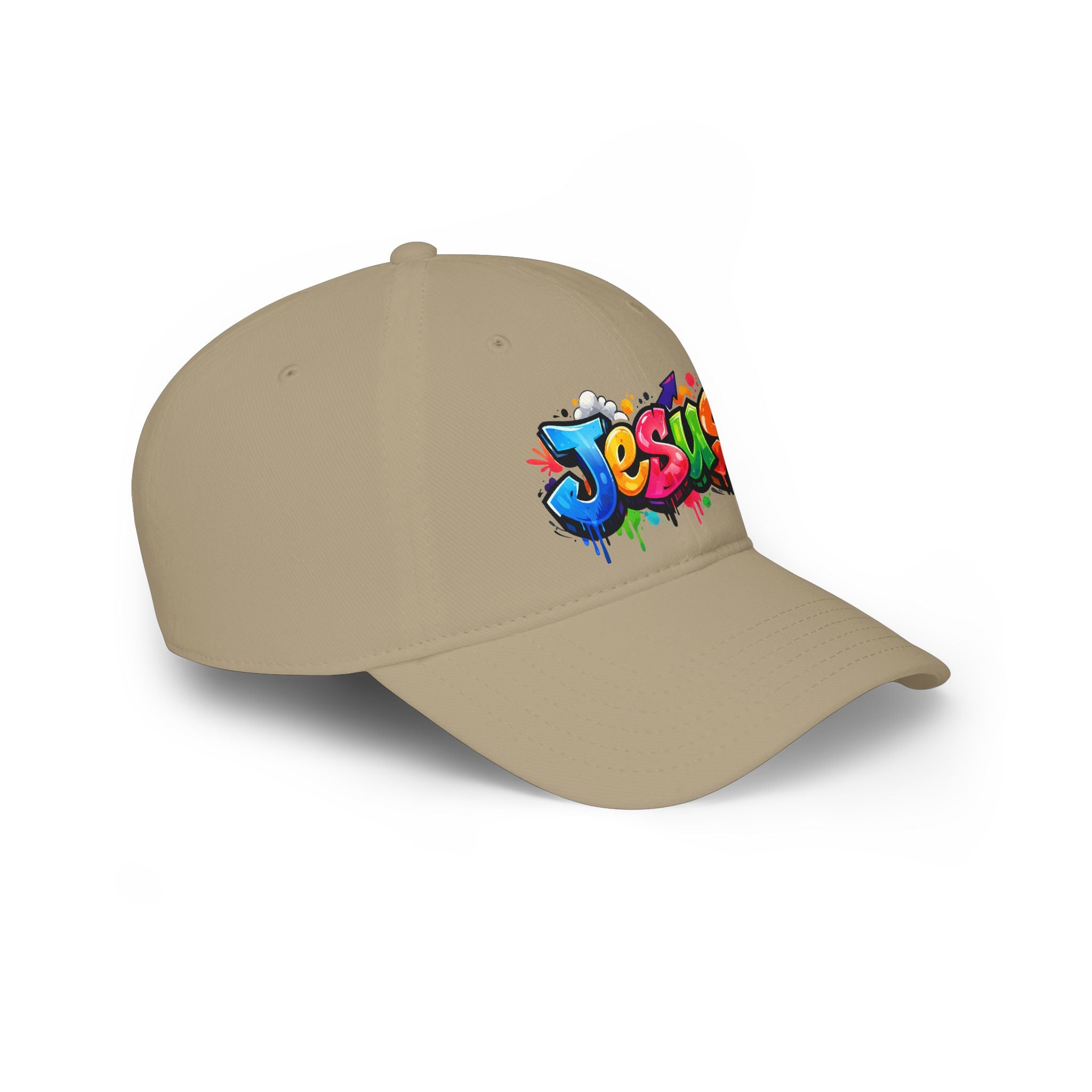 Graffiti Jesus Colorful Christian Hat Low Profile Baseball Cap