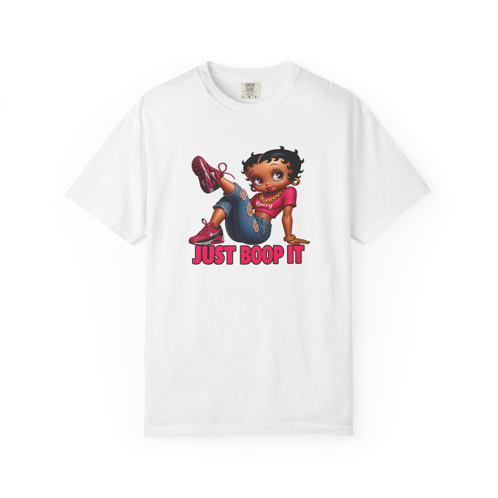 Just Boop It Betty Boop Inspired Cartoon Girl T-Shirt | Retro Pinup Tee