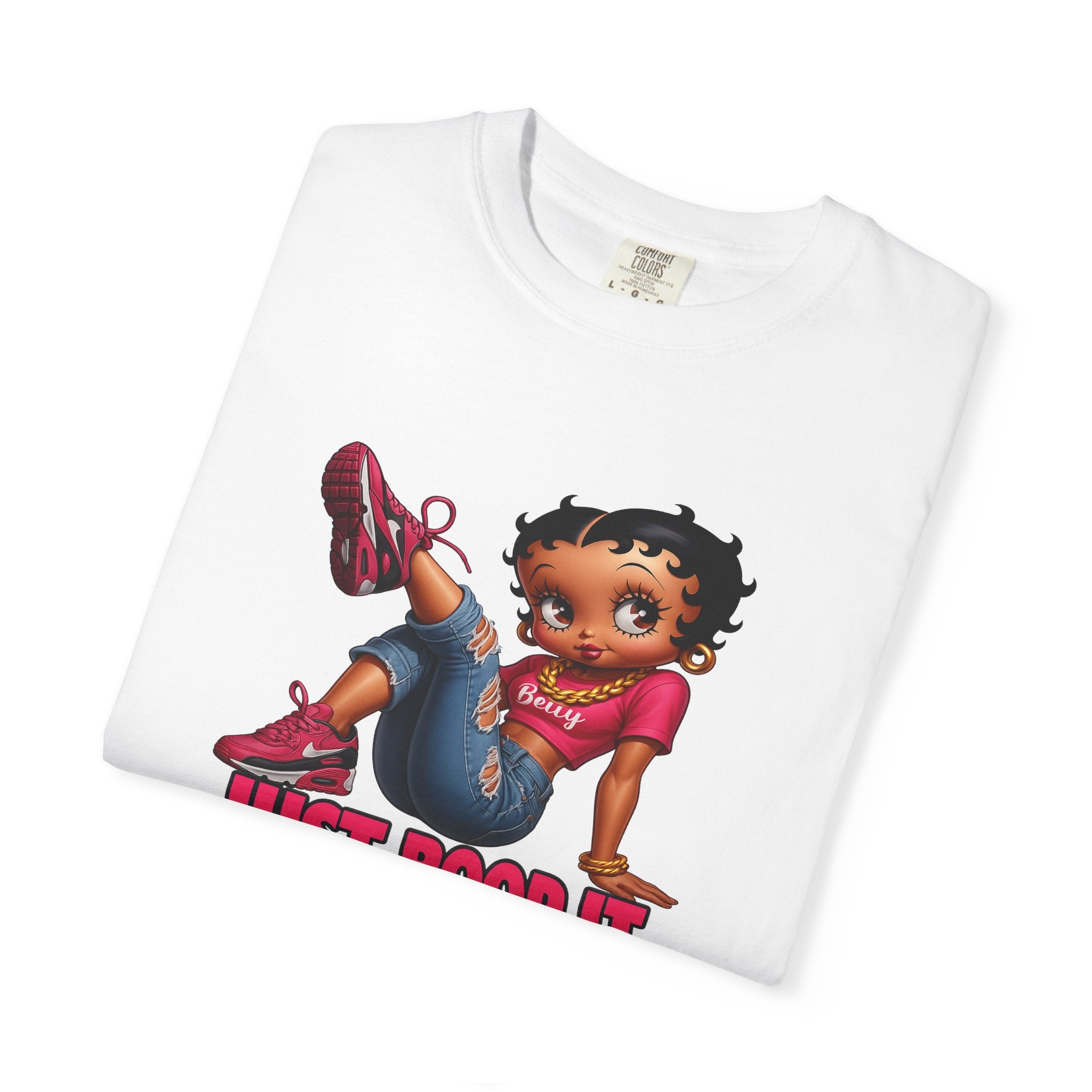 Just Boop It Betty Boop Inspired Cartoon Girl T-Shirt | Retro Pinup Tee