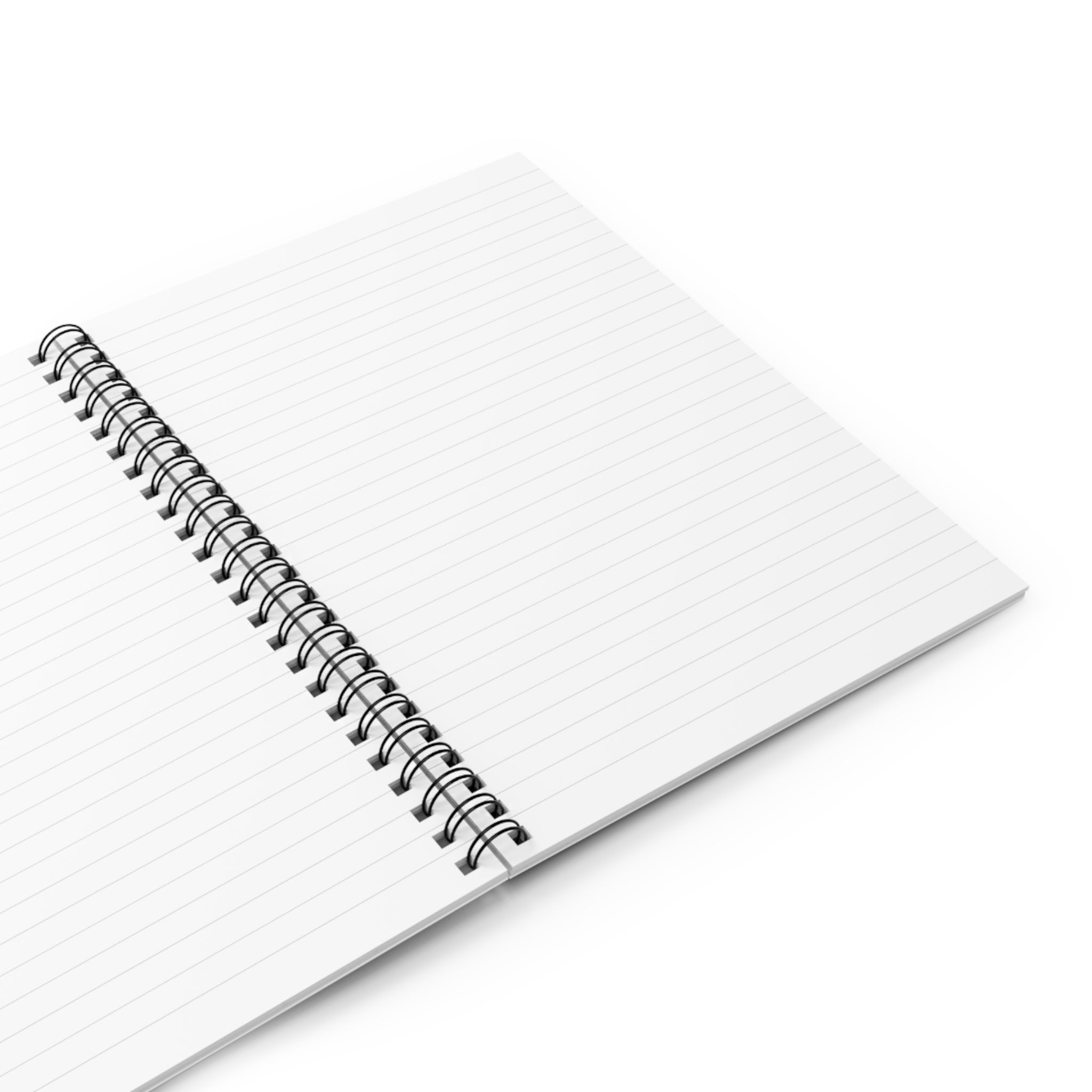 Into the Library She Goes Spiral Notebook | Ruled Journal