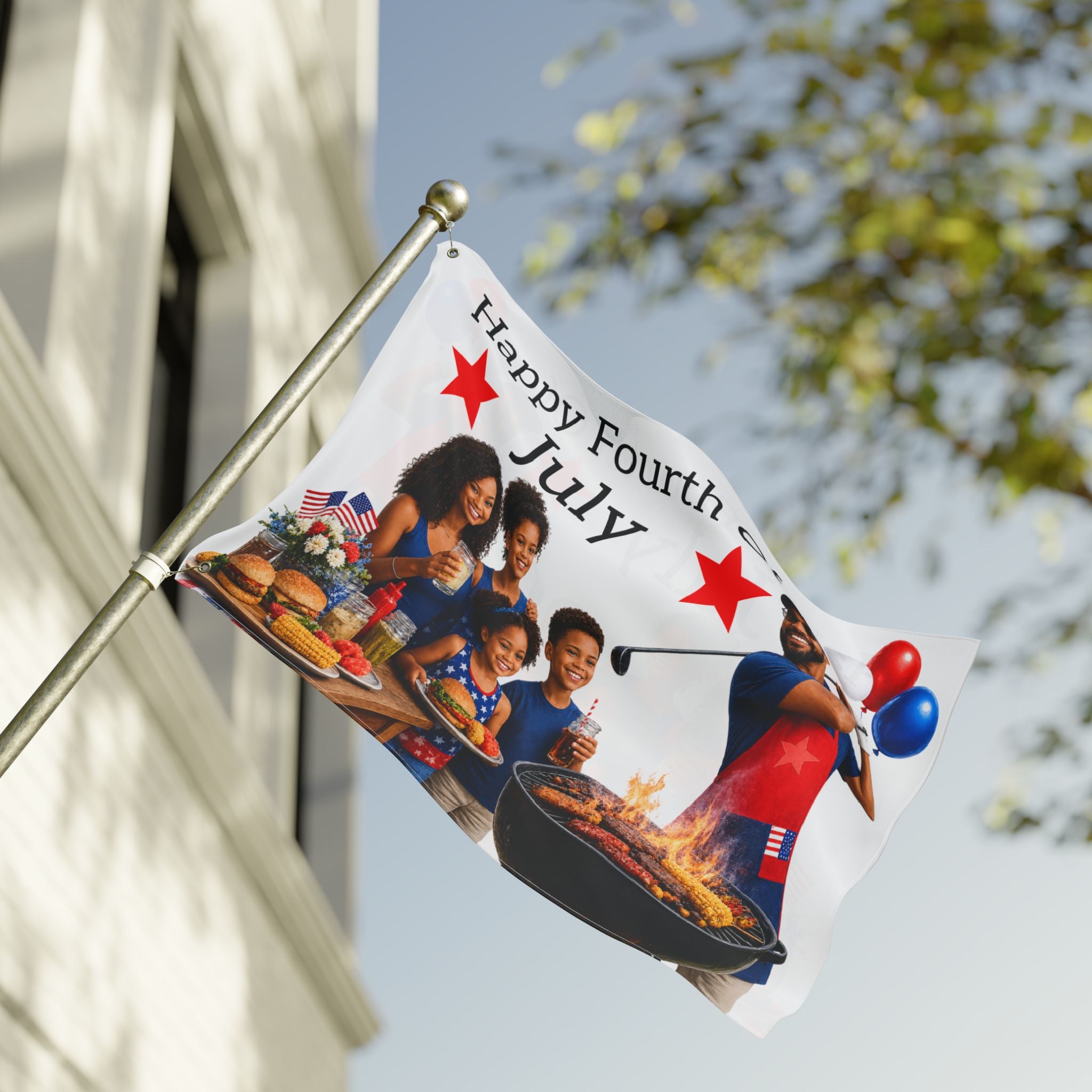 Double Sided Flag, Reversible Outdoor Yard Banner | Double-Sided Flag