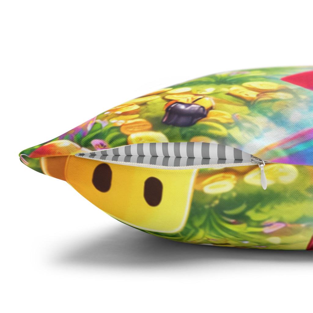Roblox Characters Square Pillowcase | Gaming Decorative Throw Pillow Cover