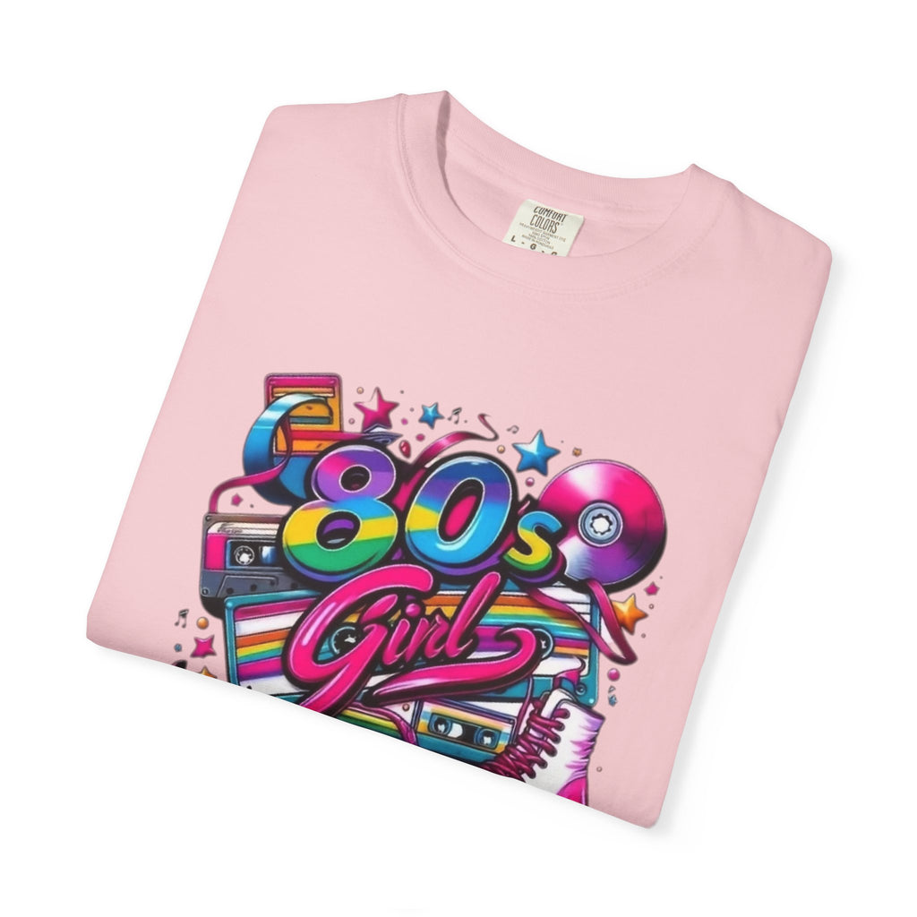 80s Girl Retro Neon Cassette Skate T-Shirt