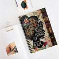 Into the Library She Goes Spiral Notebook | Ruled Journal