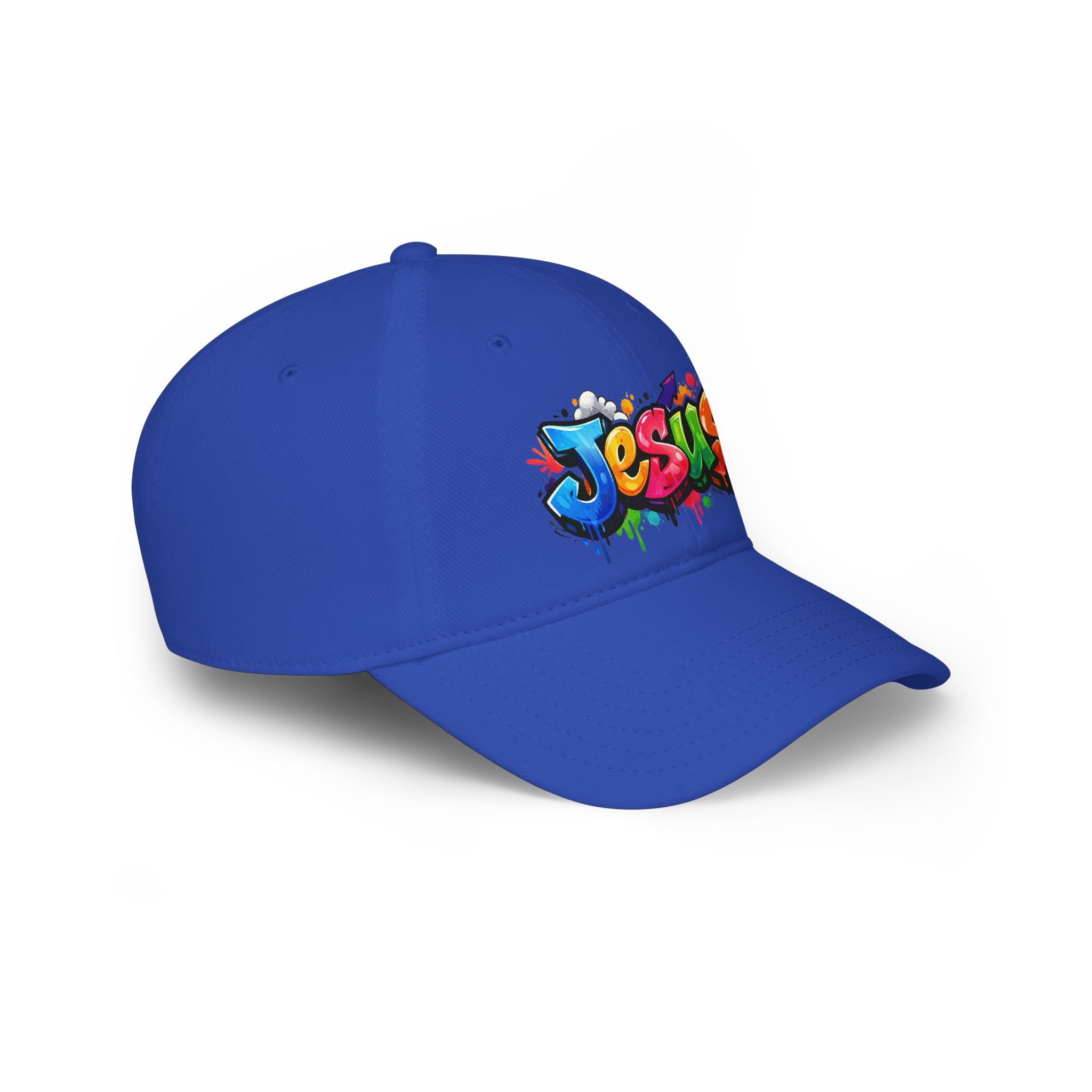 Graffiti Jesus Colorful Christian Hat Low Profile Baseball Cap