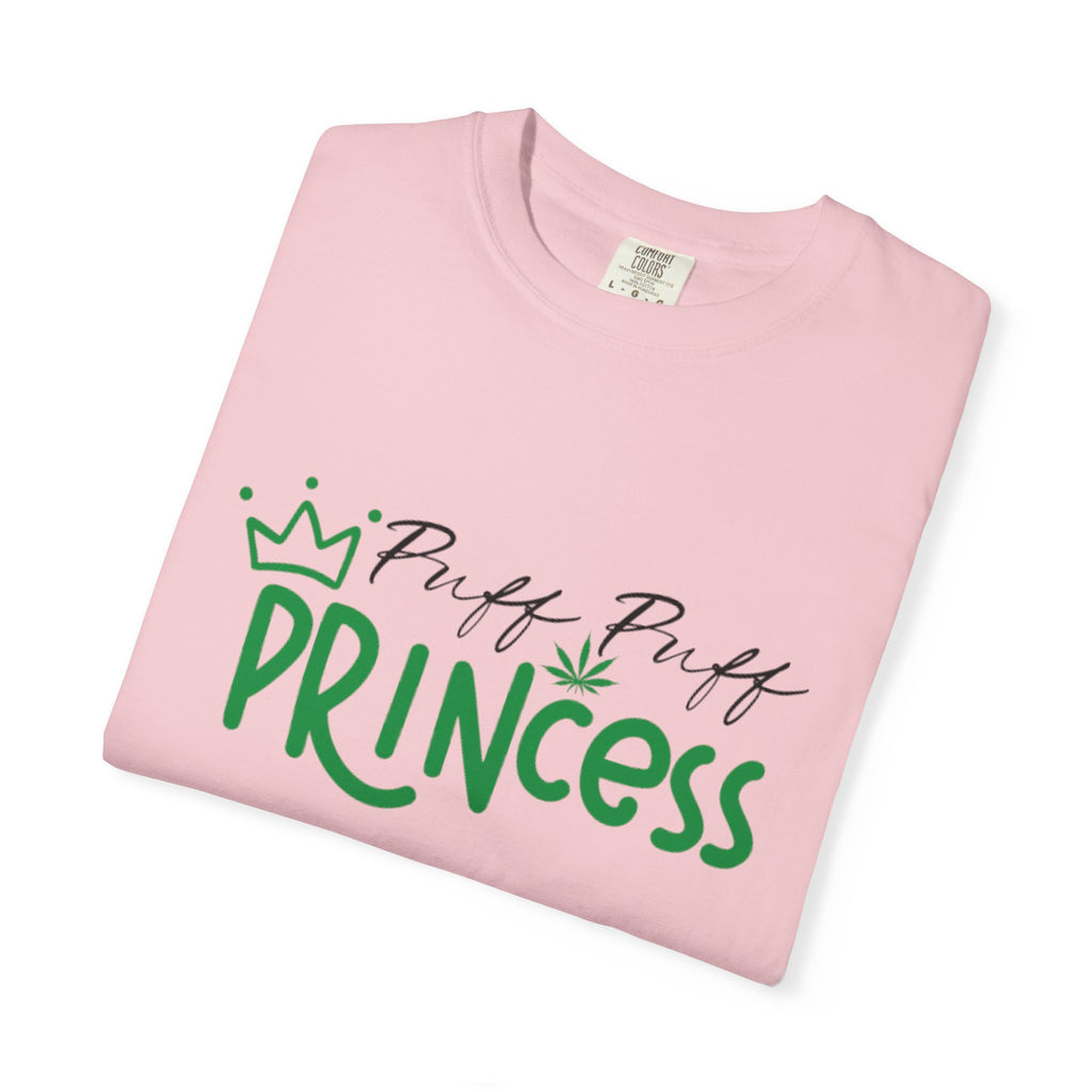 Puff Puff Princess Cannabis Crown T-Shirt | Puff Script Graphic Tee