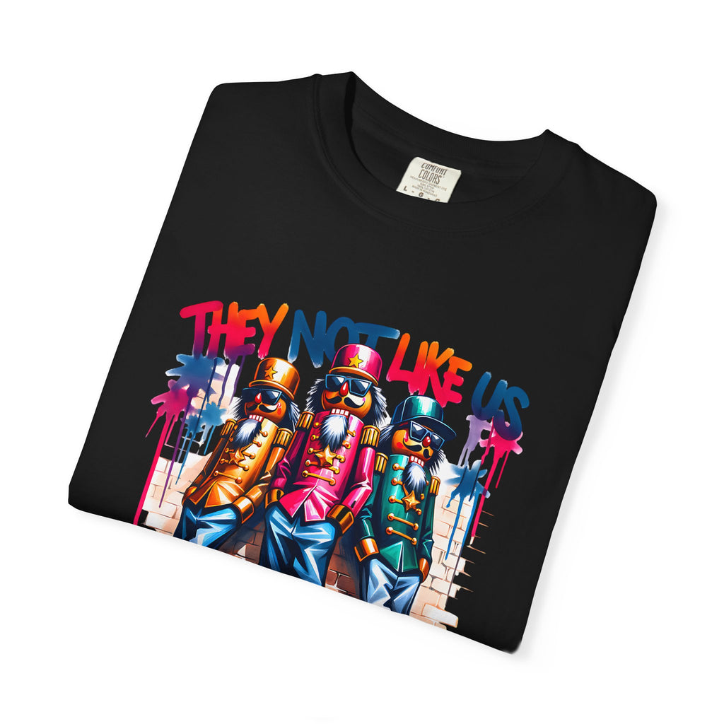 They Not Like Us Retro Graffiti Hip-Hop Crew T-shirt