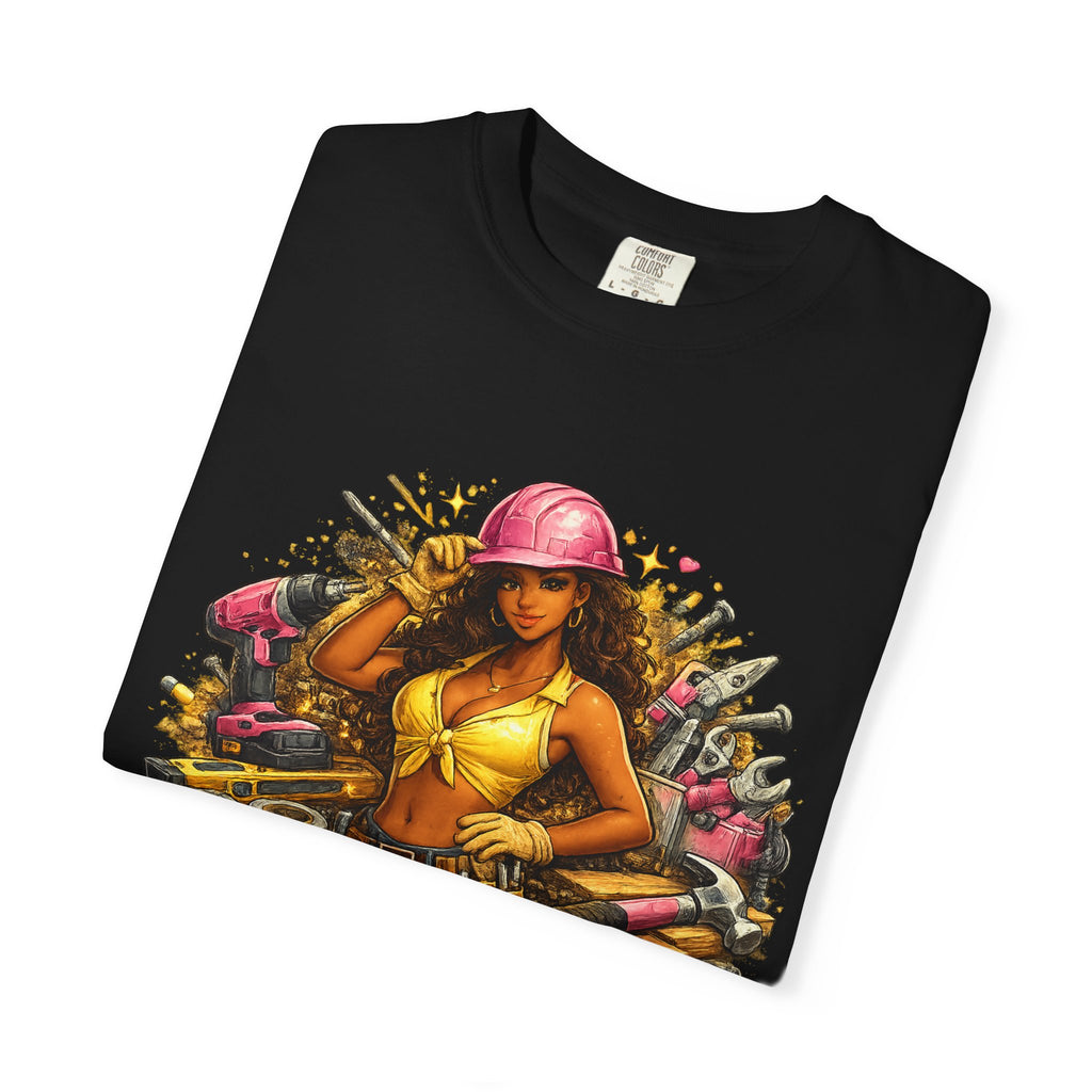 Women Do It Better Mechanic Pinup T-shirt | Retro Pinup Tools Construction