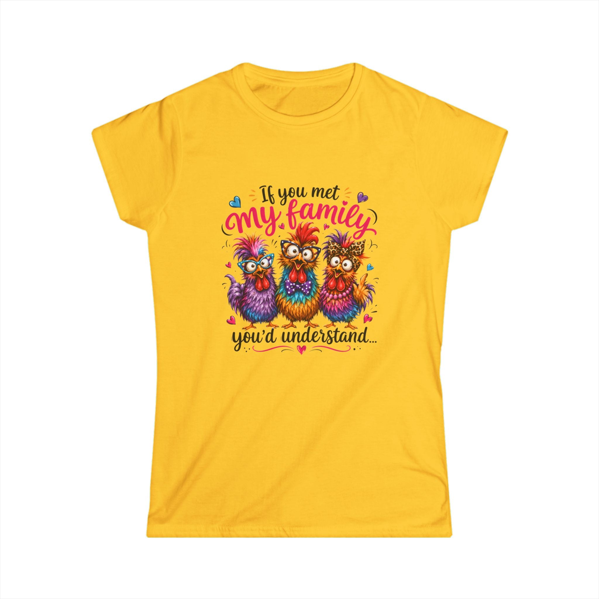If You Met My Family You'd Understand T-Shirt, Colorful Owls | Funny Family Saying