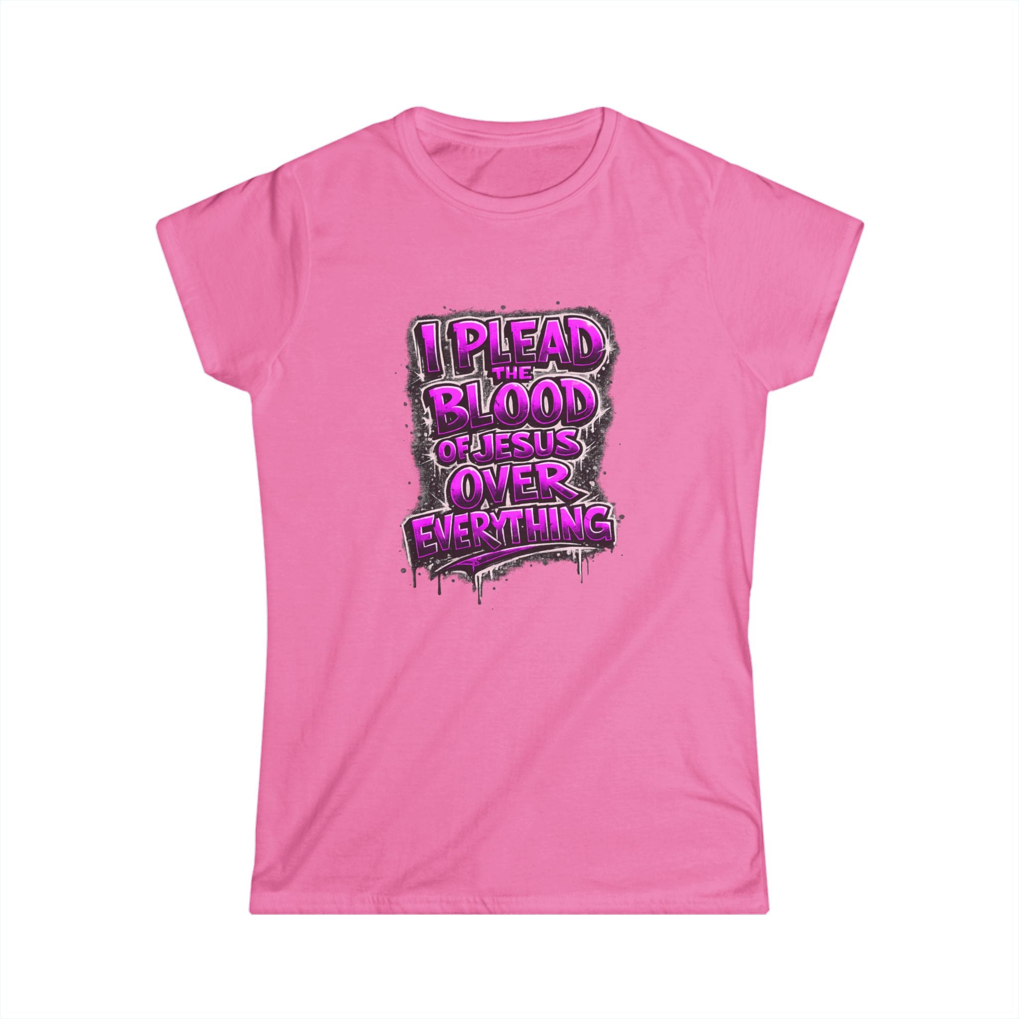 I Plead the Blood of Jesus graffiti tee | Christian faith shirt