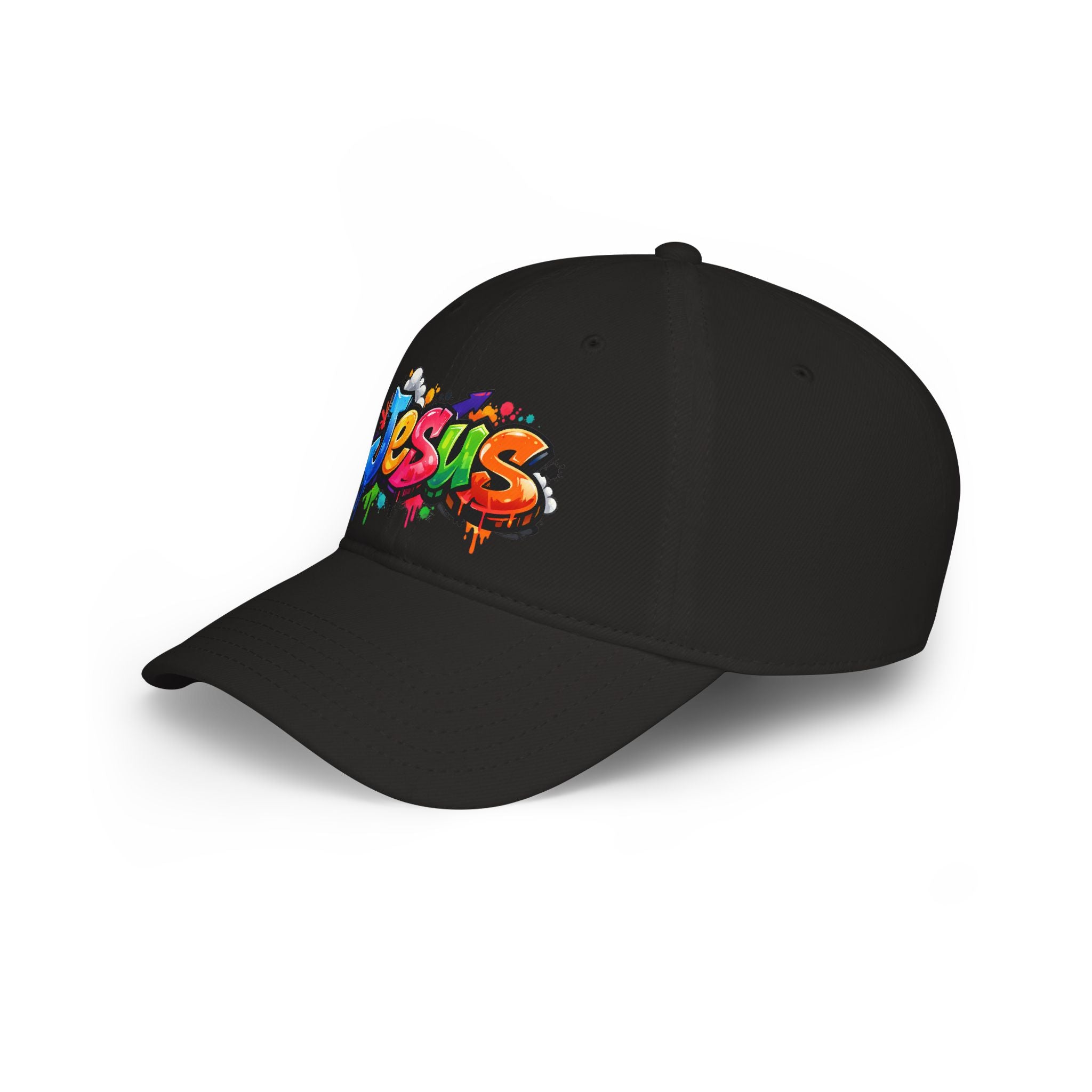 Graffiti Jesus Colorful Christian Hat Low Profile Baseball Cap