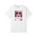 BeYOUtiful Face Graphic T-Shirt | Pink Sunglasses Lip Art