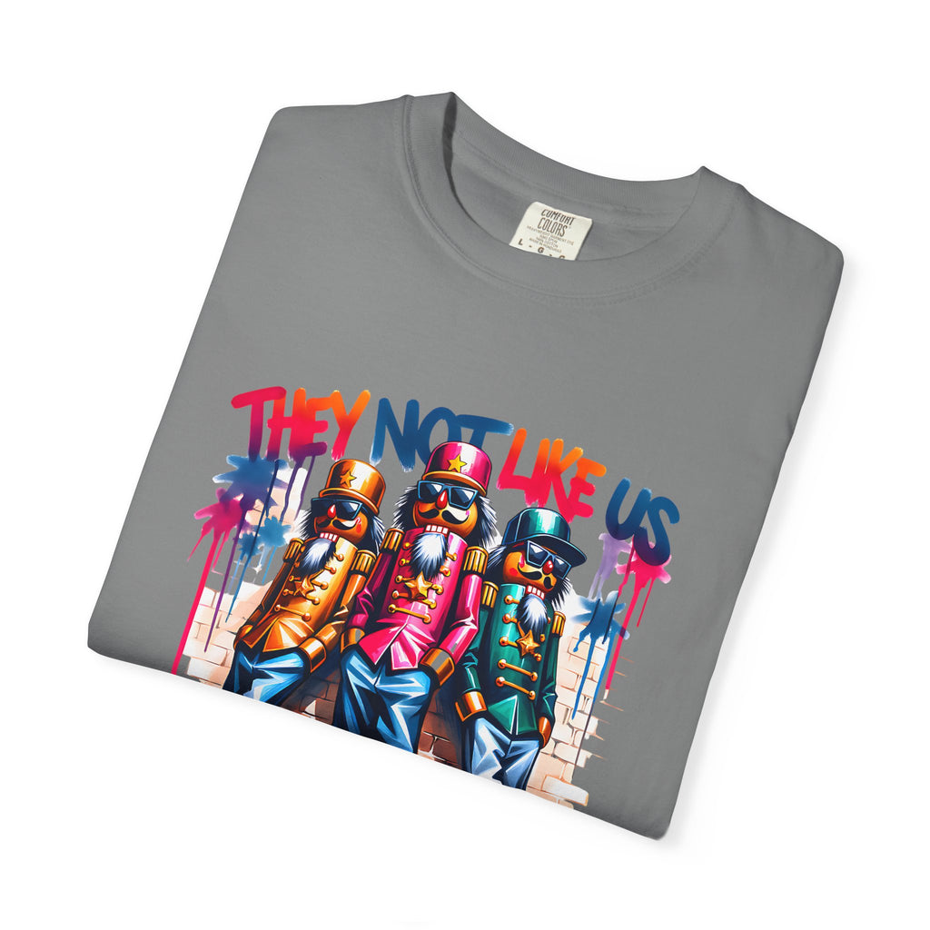 They Not Like Us Retro Graffiti Hip-Hop Crew T-shirt