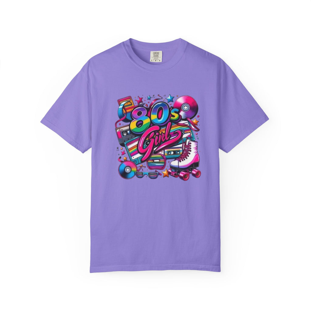 80s Girl Retro Neon Cassette Skate T-Shirt