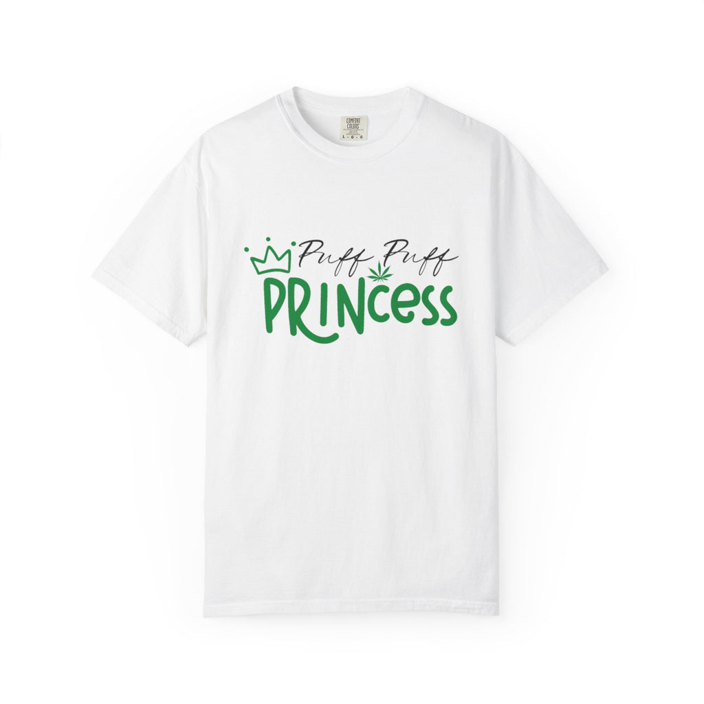 Puff Puff Princess Cannabis Crown T-Shirt | Puff Script Graphic Tee