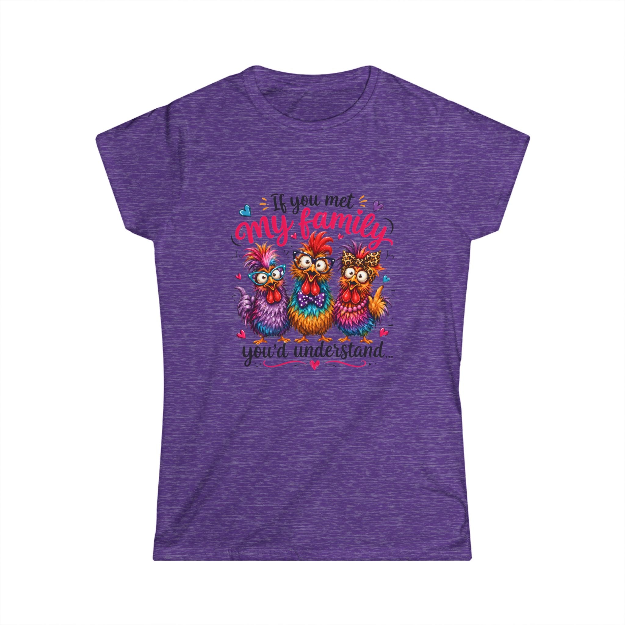 If You Met My Family You'd Understand T-Shirt, Colorful Owls | Funny Family Saying