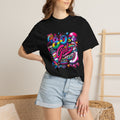 80s Girl Retro Neon Cassette Skate T-Shirt
