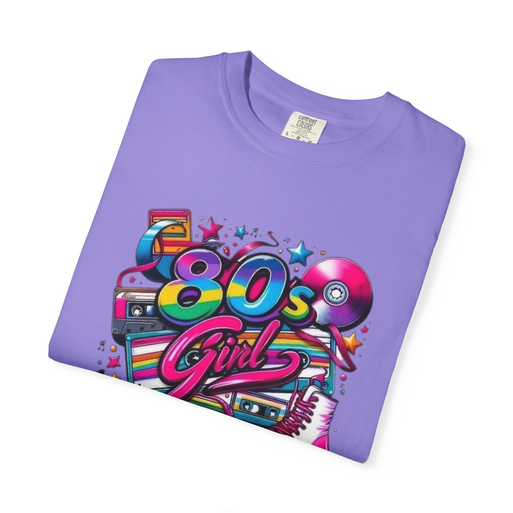 80s Girl Retro Neon Cassette Skate T-Shirt