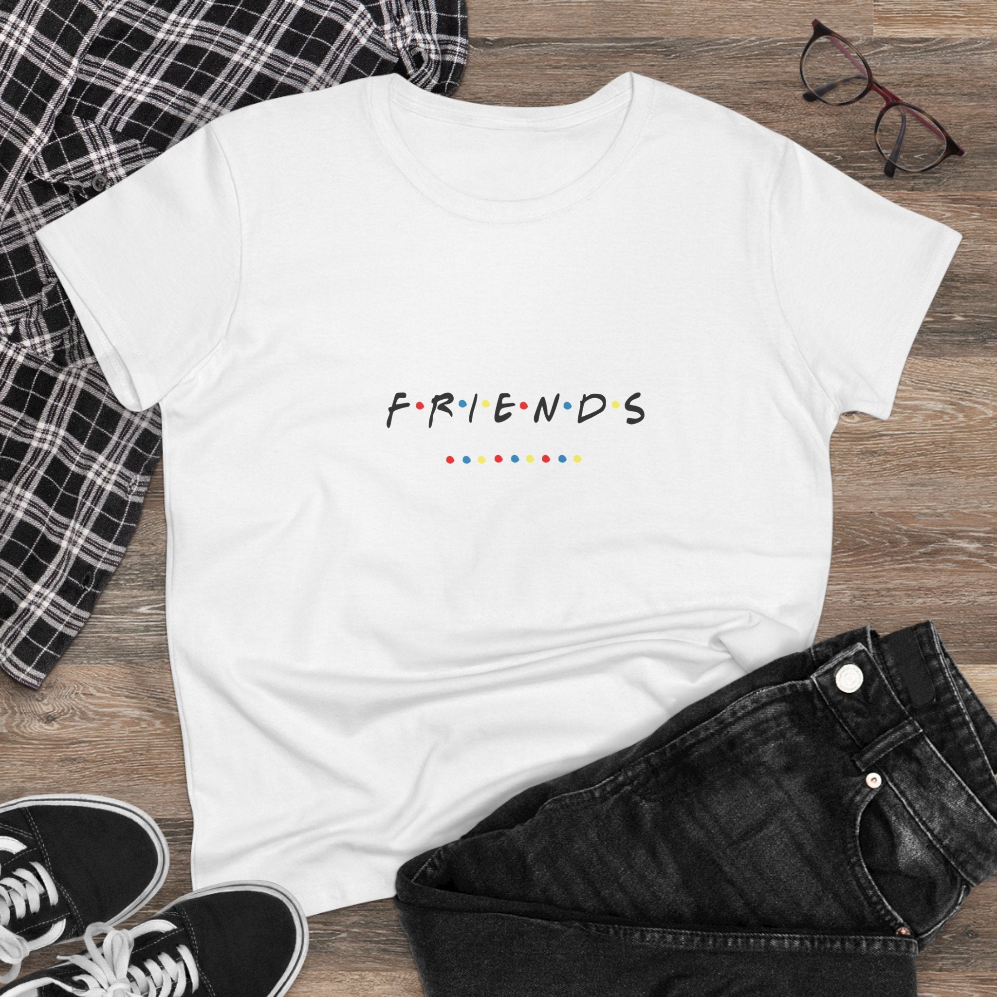Friends Graphic Tee — Cute & Funny Women's T‑Shirt, Gift for Friends
