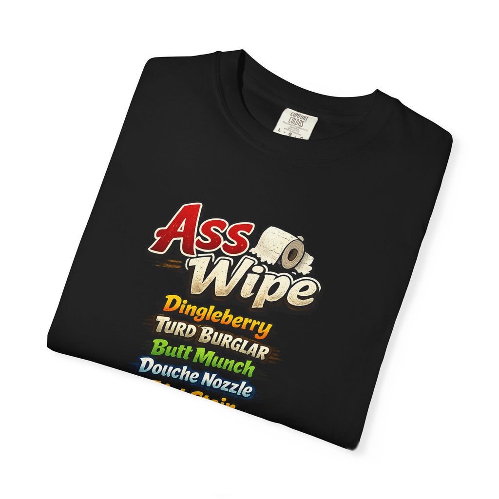 Ass Wipe Toilet Paper Humor T-shirt | Funny Graphic Tee