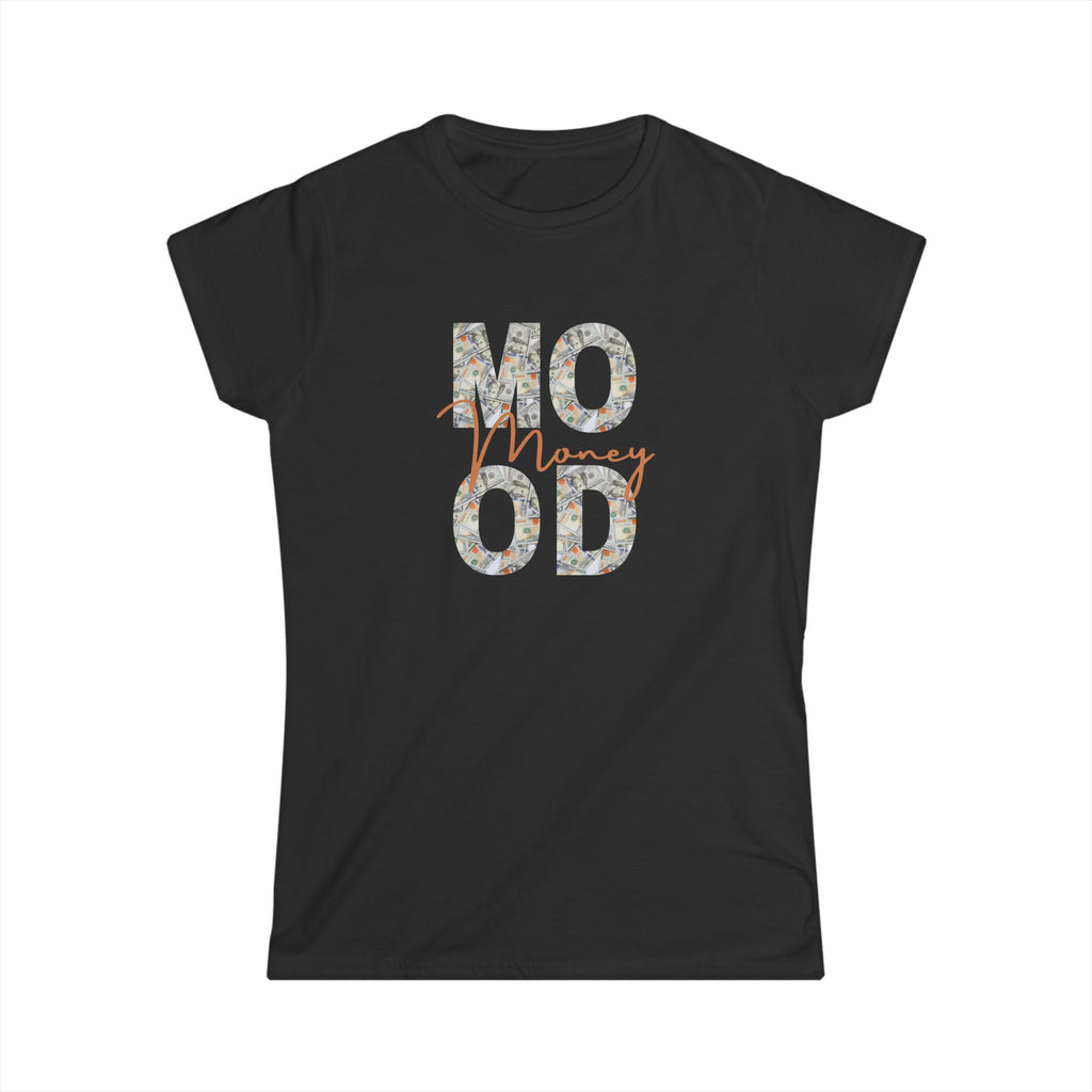 MOOD Money Floral Leopard Graphic Women's Tee