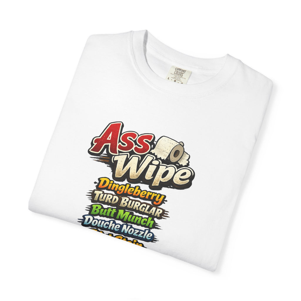 Ass Wipe Toilet Paper Humor T-shirt | Funny Graphic Tee