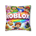 Roblox Characters Square Pillowcase | Gaming Decorative Throw Pillow Cover