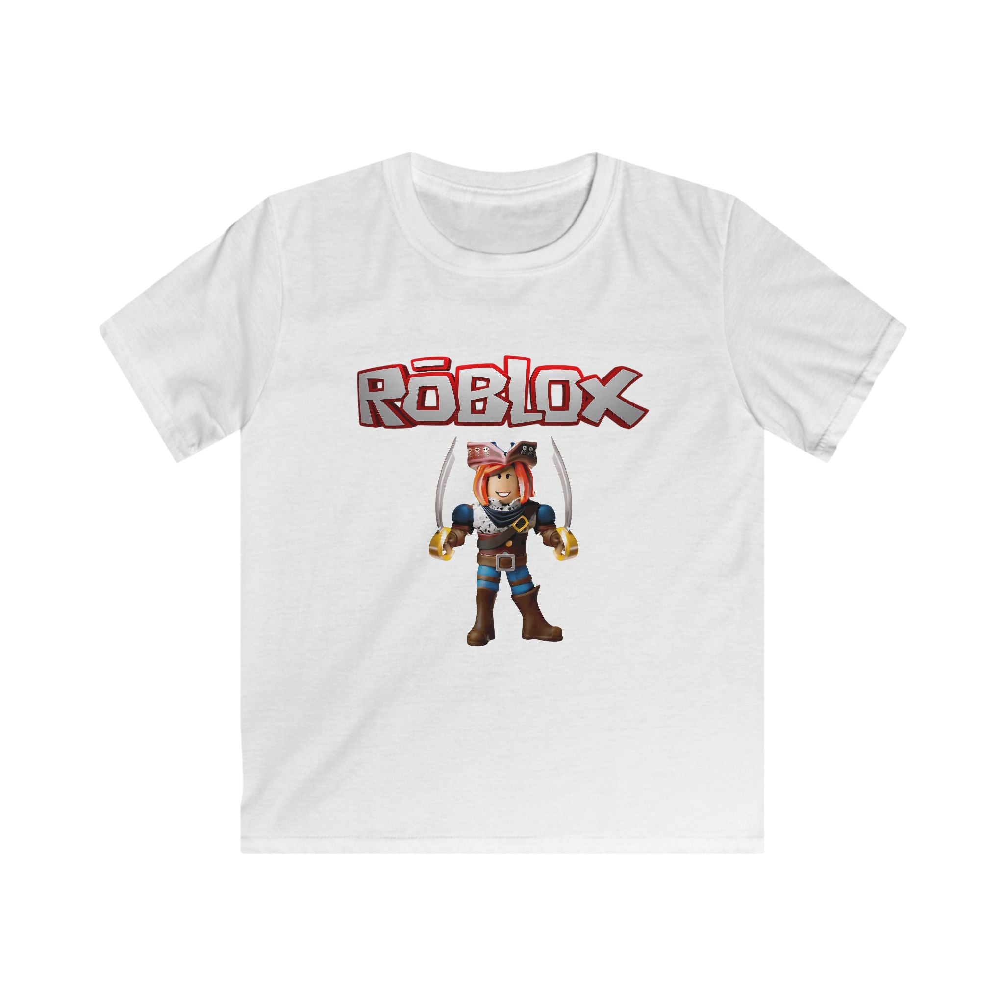 Roblox Pirate Character Kids Tee | Gaming Shirt, Video Game Player