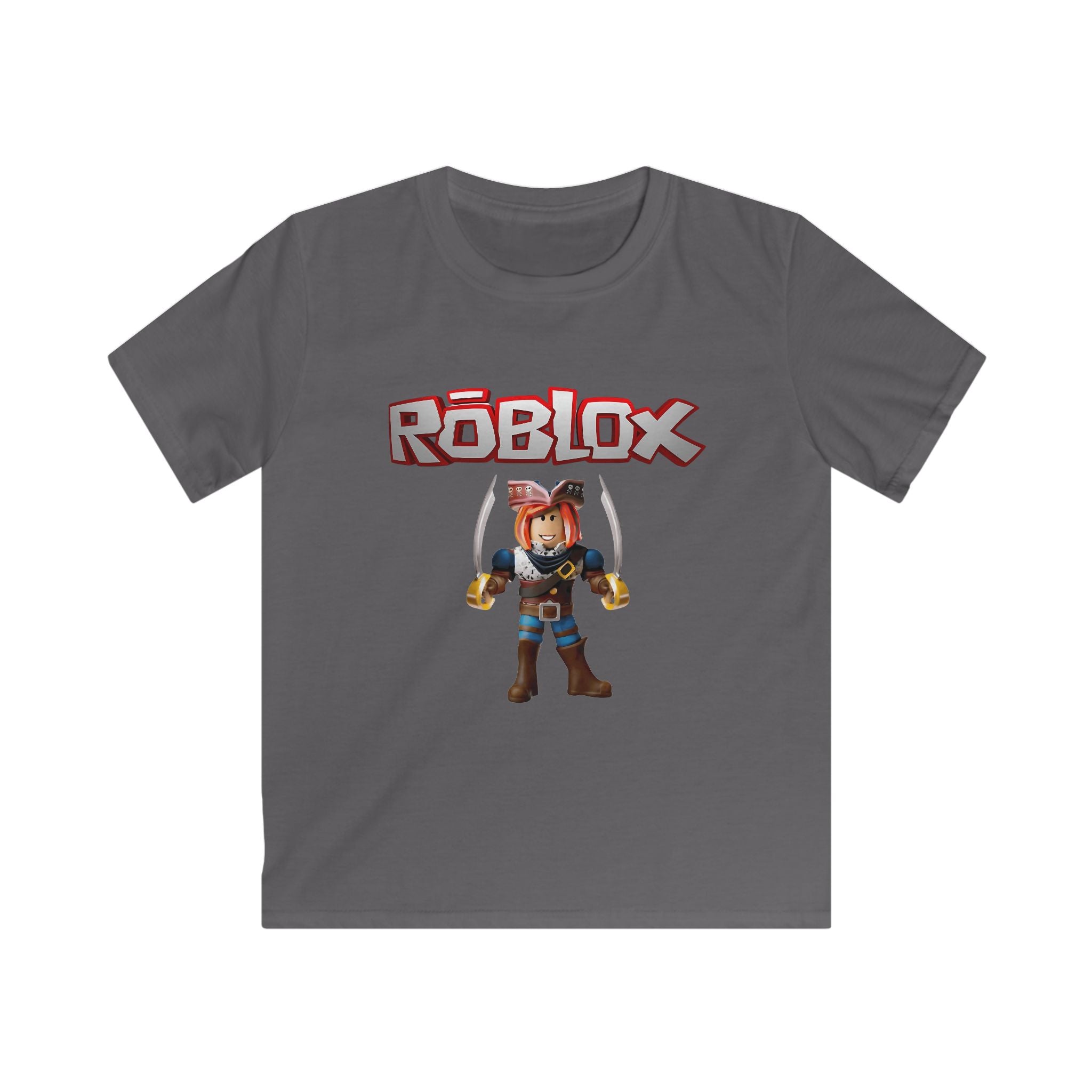 Roblox Pirate Character Kids Tee | Gaming Shirt, Video Game Player