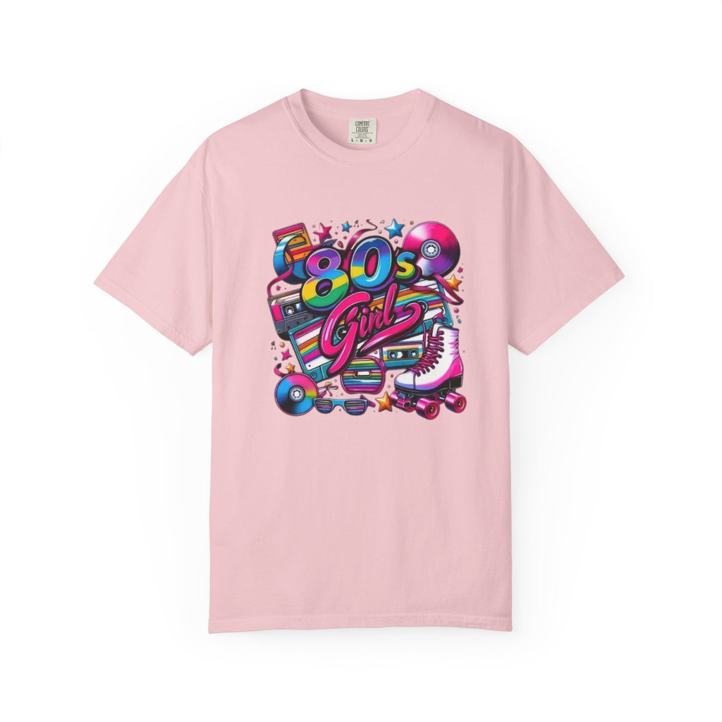 80s Girl Retro Neon Cassette Skate T-Shirt