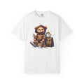 Luxury Teddy Bear with Designer Bag Unisex T-shirt | Cute Fashion Illustration, Designer Graphic Tee, Fashionista Top, Trendy Clothing, Gift