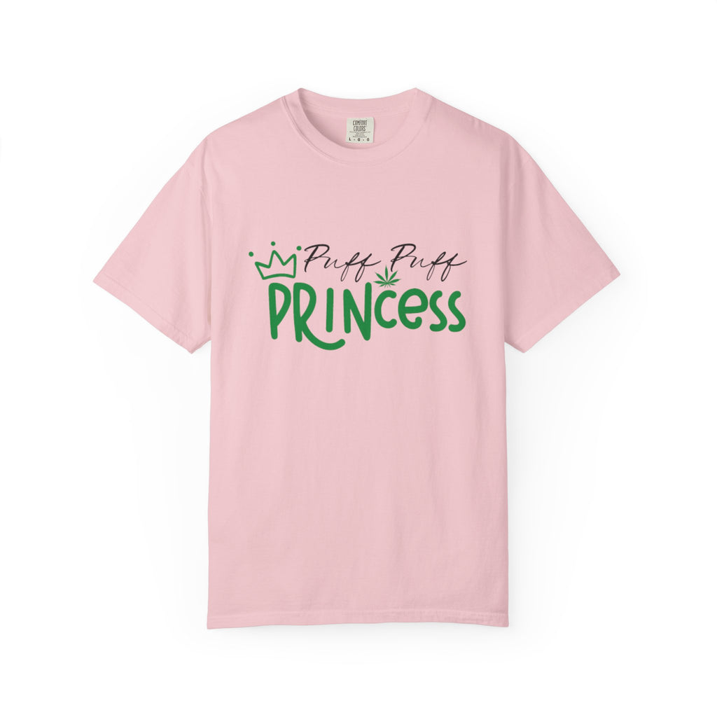 Puff Puff Princess Cannabis Crown T-Shirt | Puff Script Graphic Tee