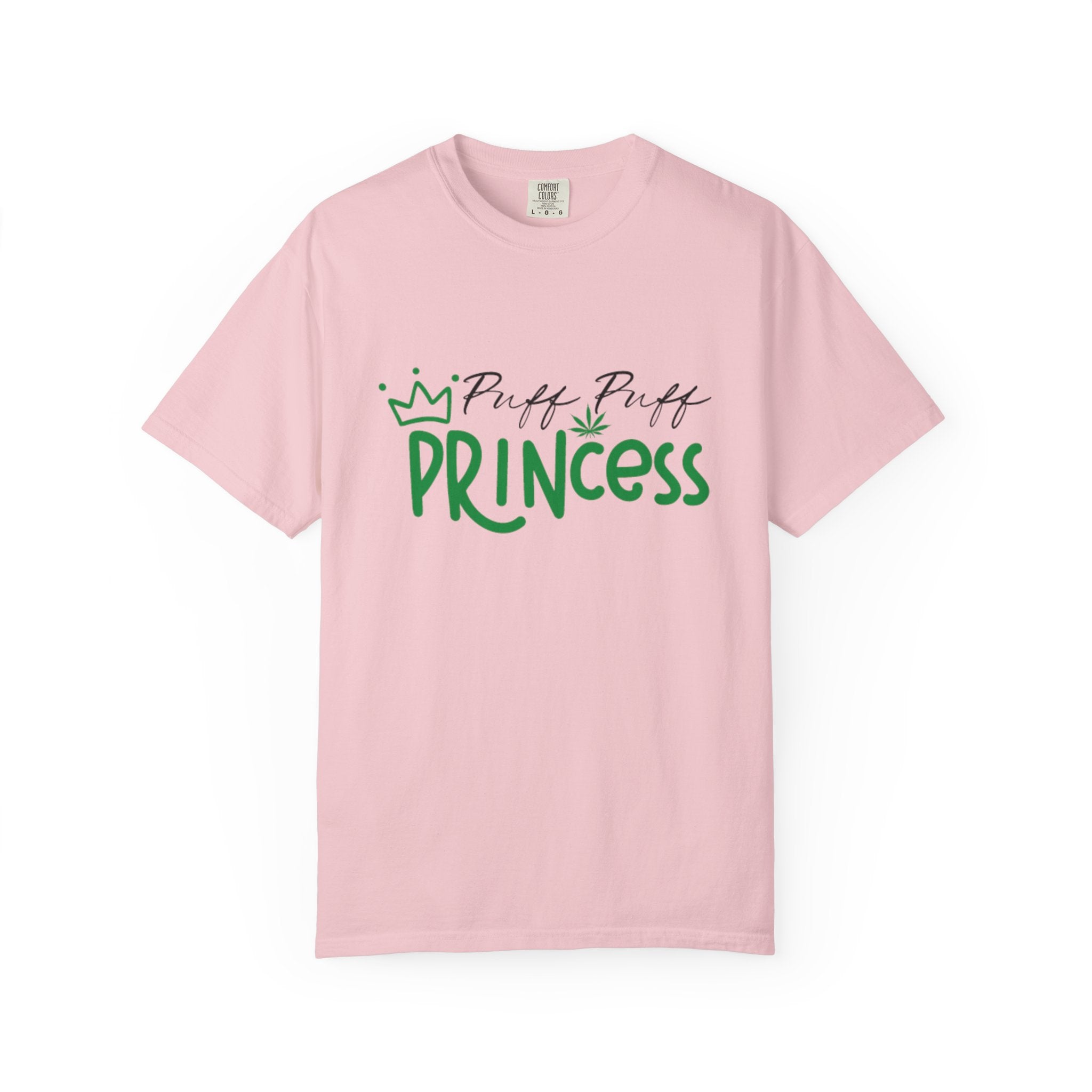Puff Puff Princess Cannabis Crown T-Shirt | Puff Script Graphic Tee