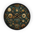 Steampunk Gears Wall Clock | Industrial Mechanical Clockwork Decor