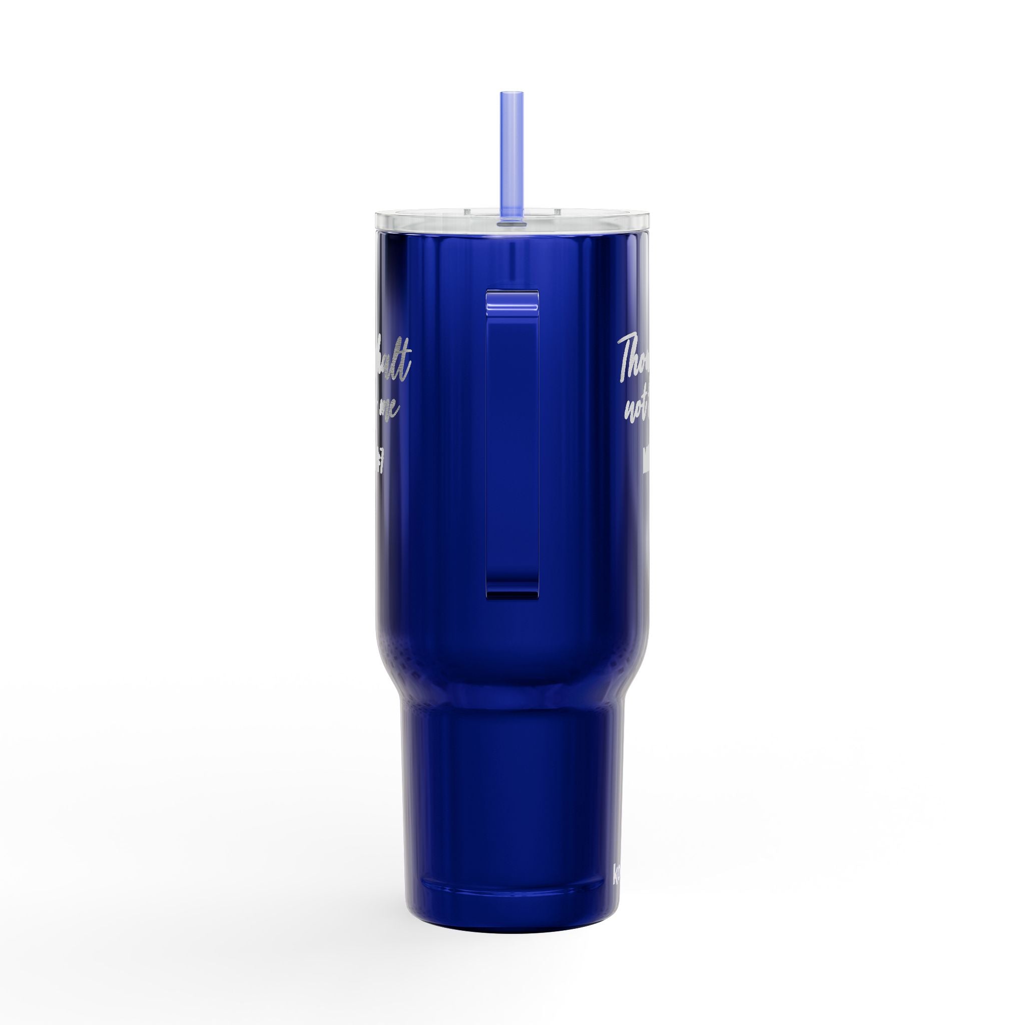 Thou Shalt Not Try Me Tumbler | 40oz Engraved Insulated Tumbler with Lid