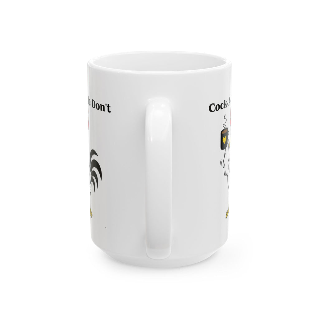 Funny Rooster Illustration Coffee Mug | Ceramic Mug 11oz 15oz
