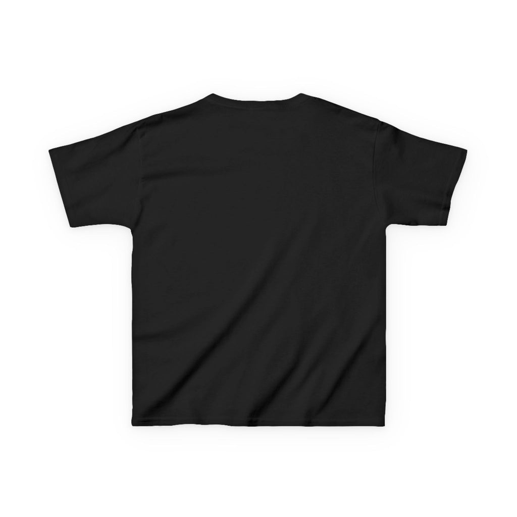 HUNTRIX Anime Girl Trio Retro Futuristic Dance Kids Tee | Neon Cyber Pop