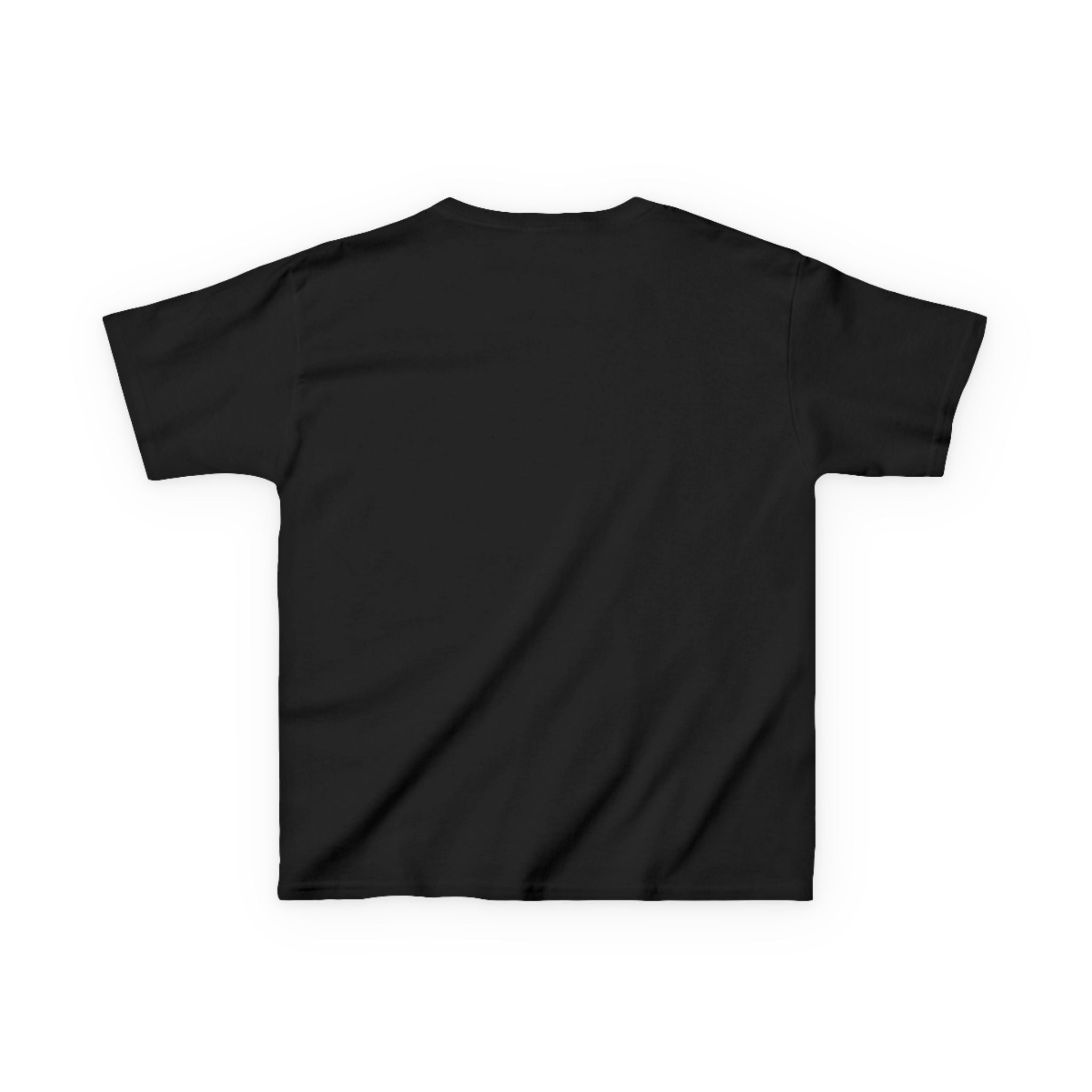 HUNTRIX Anime Girl Trio Retro Futuristic Dance Kids Tee | Neon Cyber Pop