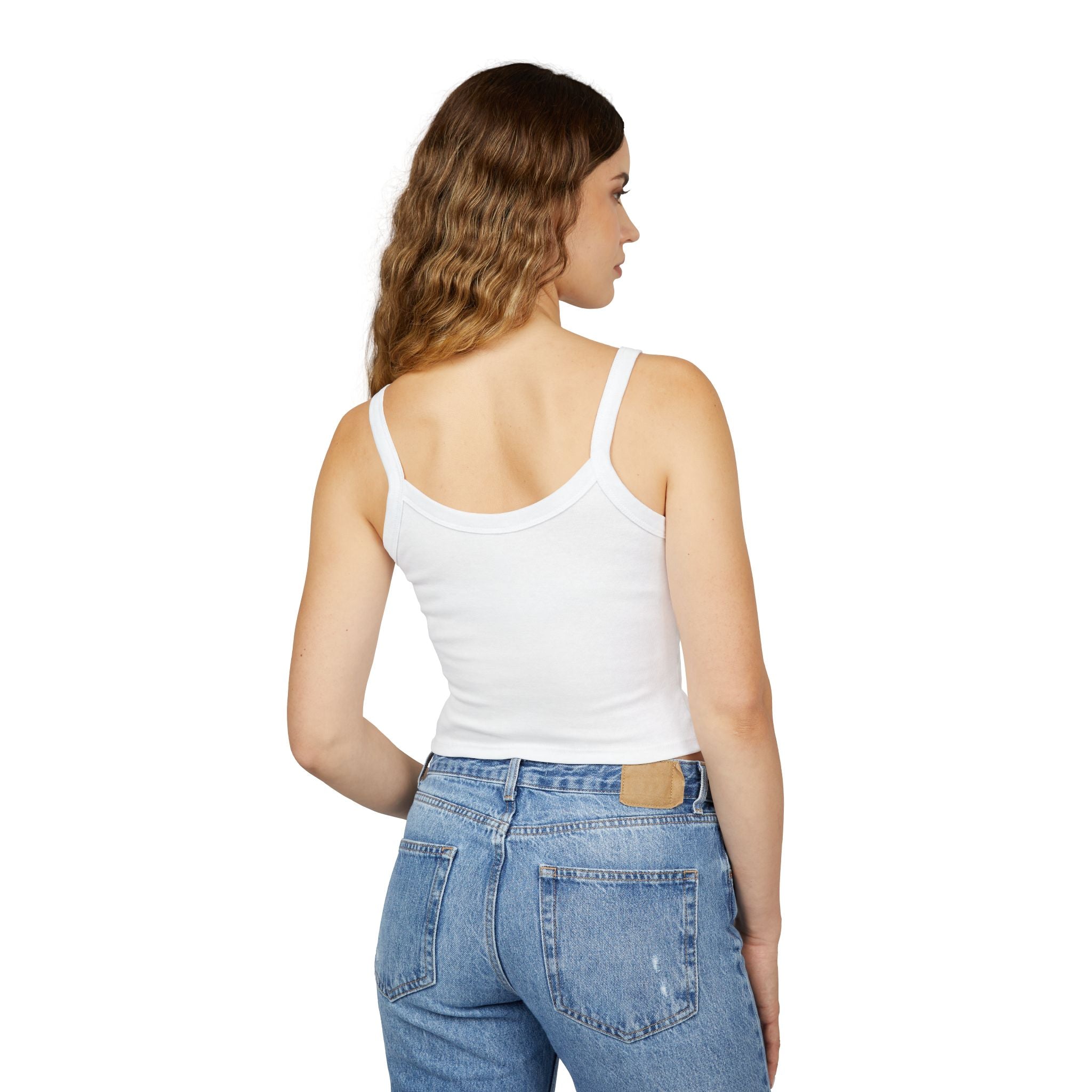 Summer Vibes graphic tank top | Spaghetti strap crop