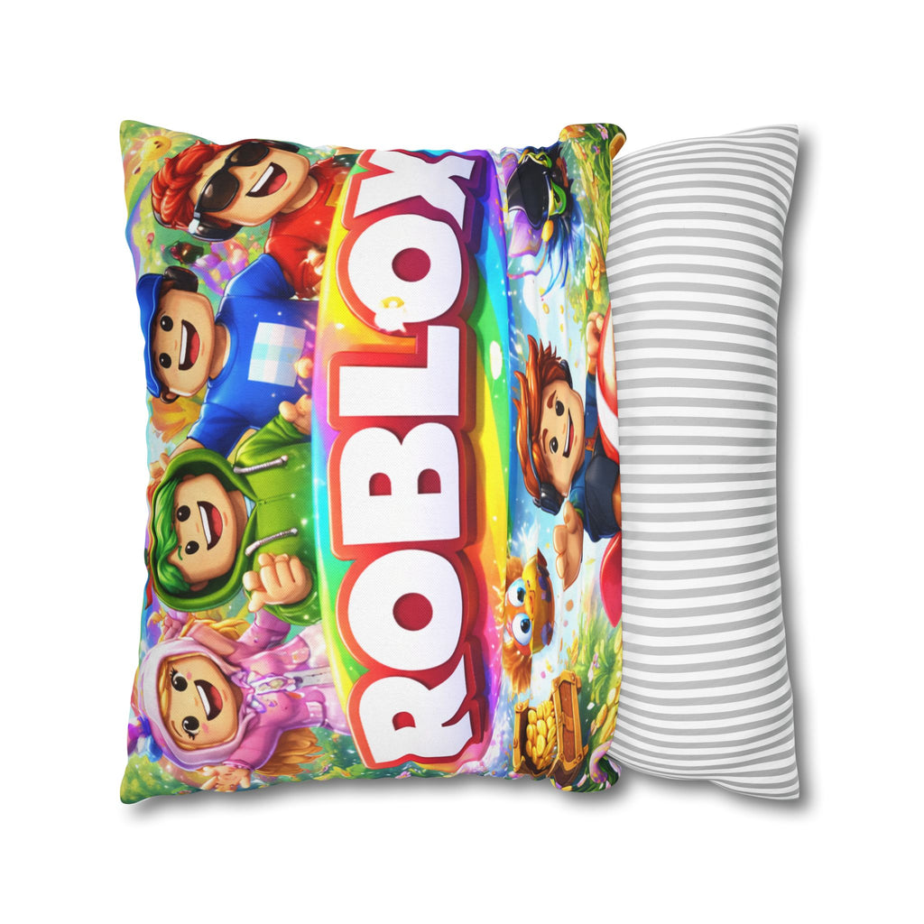 Roblox Characters Square Pillowcase | Gaming Decorative Throw Pillow Cover