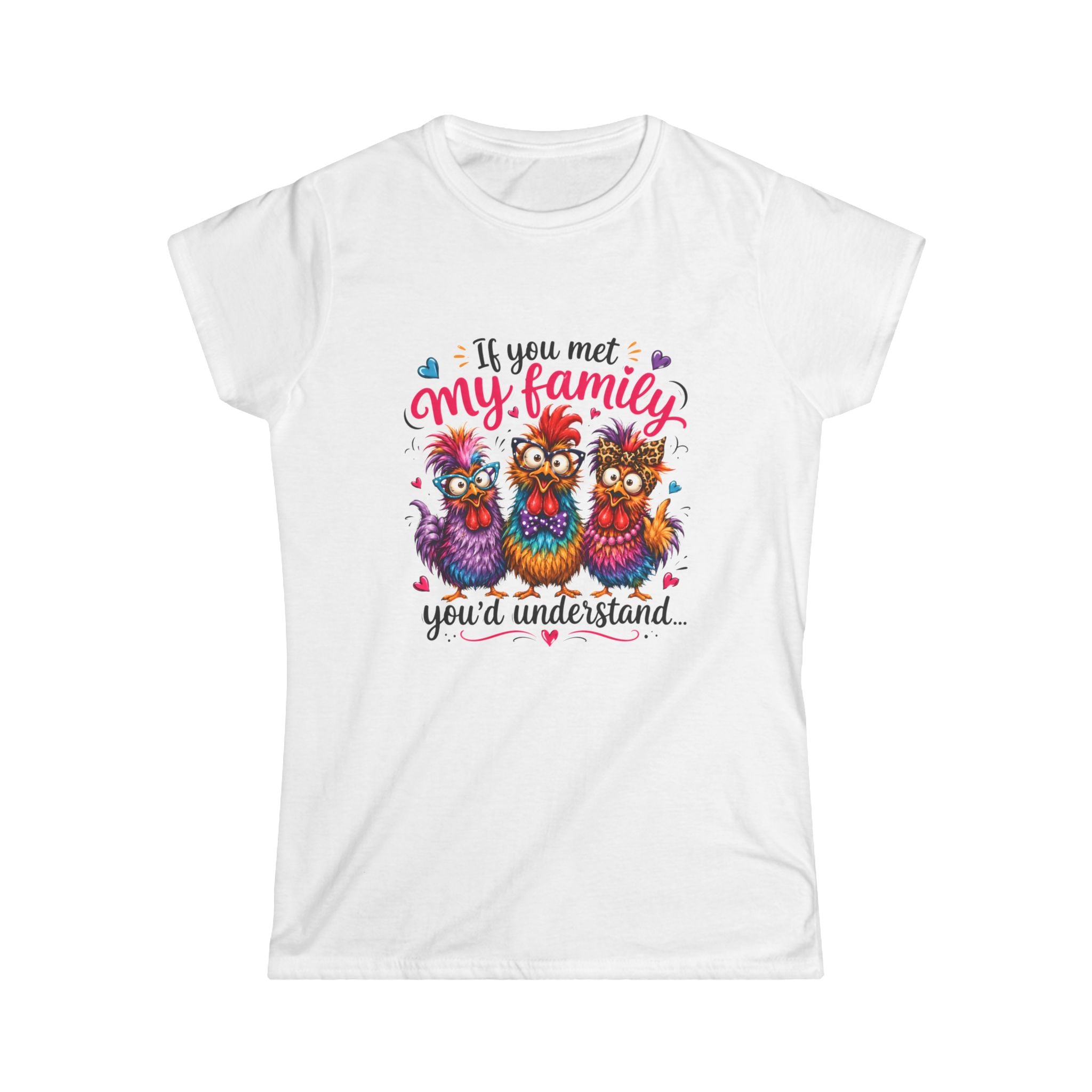 If You Met My Family You'd Understand T-Shirt, Colorful Owls | Funny Family Saying
