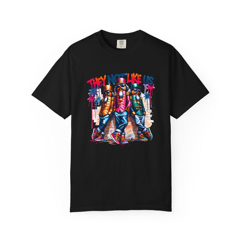 They Not Like Us Retro Graffiti Hip-Hop Crew T-shirt